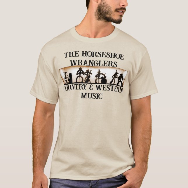 Horseshoe Wranglers T-Shirt (Framsida)