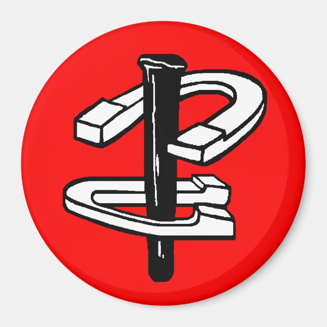 HorseShoes 3-tums Magnet (Framsidan)
