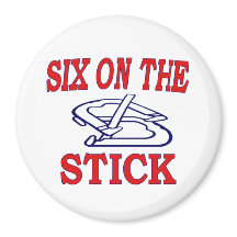 HorseShoes 3-tums Magnet-Six på pennan