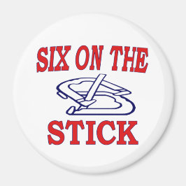 HorseShoes 3-tums Magnet-Six på pennan Magnet