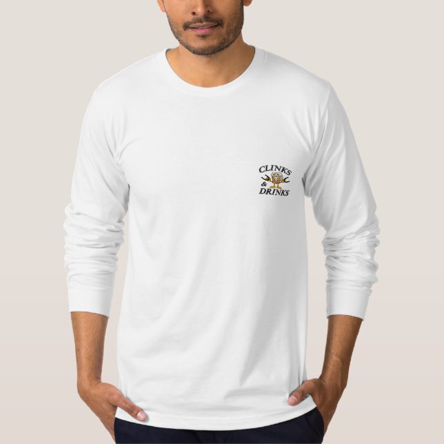 HorseShoes "Clinks" Långärmad American Apparel Tee Shirt (Framsida)