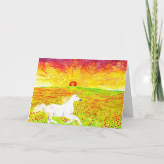 horsesunset kort