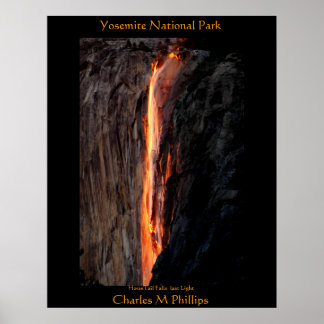 HorseTail Falls Last Light Poster