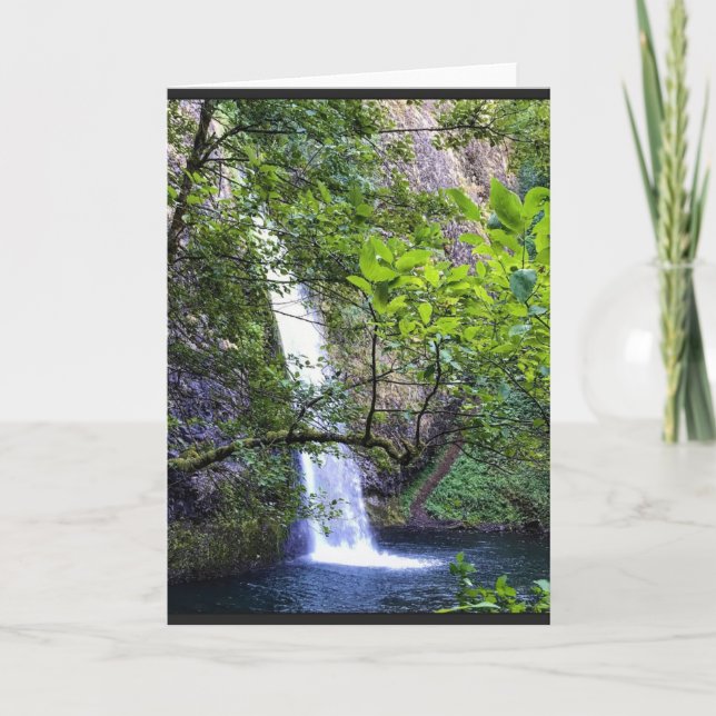 Horsetail Falls, Oregon Kort (Framsida)