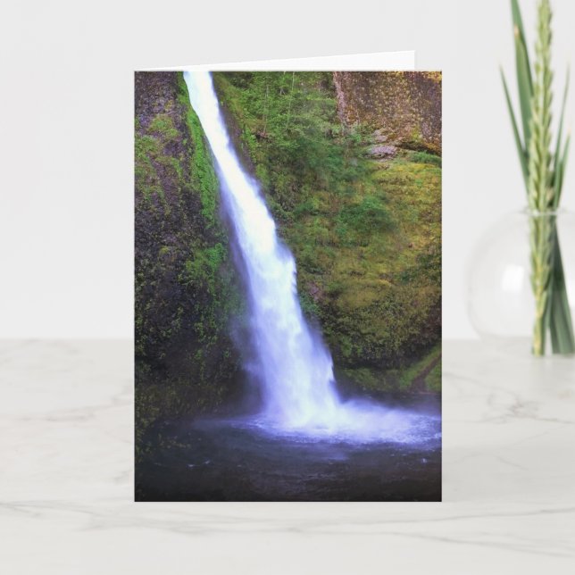 Horsetail Falls, Oregon Kort (Framsida)