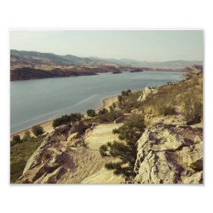 Horsetooth behållare Colorado Fototryck