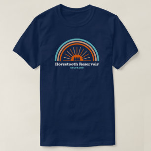Horsetooth Reservoir Colorado Rainbow T Shirt