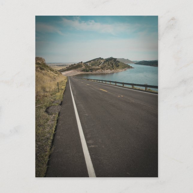 Horsetooth Reservoir Colorado Vykort (Framsida)