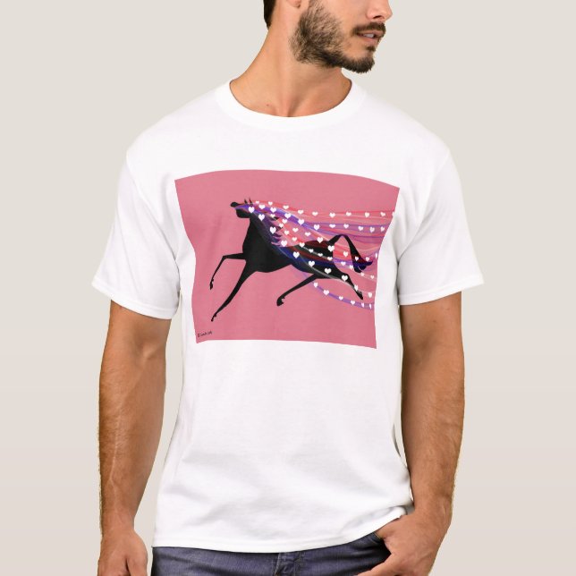 HorseWithValentine skyler T-shirt (Framsida)