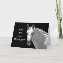 Horsey Birthday Card Kort