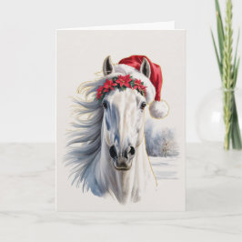  Horsey Christmas Greeting Card  Helgkort