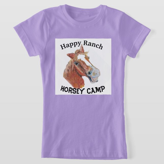 Horsey-läger T Shirt (Laydown)