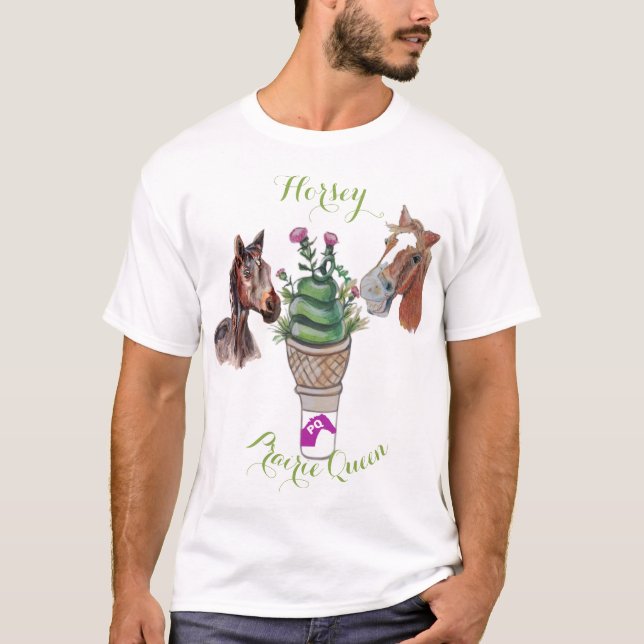 Horsey prairie Queen T Shirt (Framsida)
