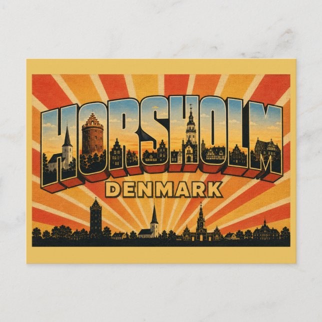 Hørsholm Danmark Kyrka Vykort (Framsida)