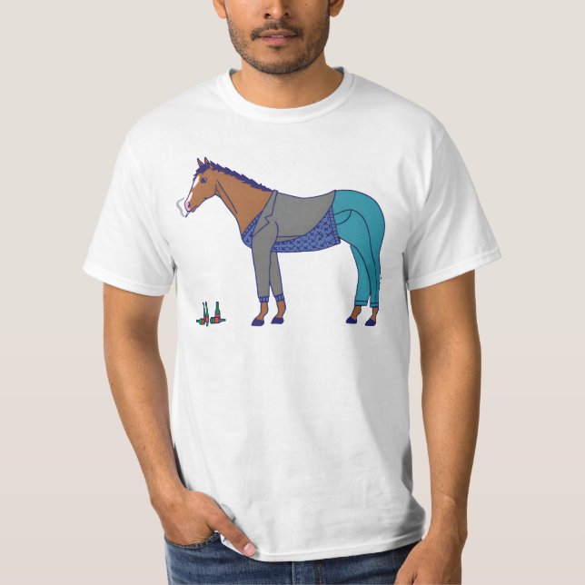" Horsin' Around - Bojack Horseman" T Shirt (Framsida)