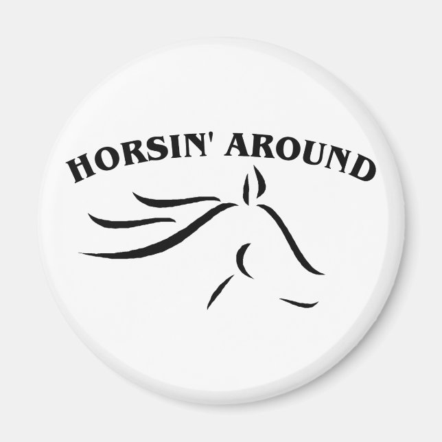 Horsin' Around Magnet (Framsidan)