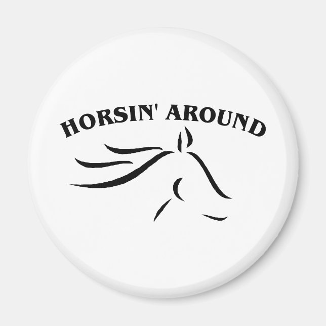 Horsin' Around Magnet (Framsidan)