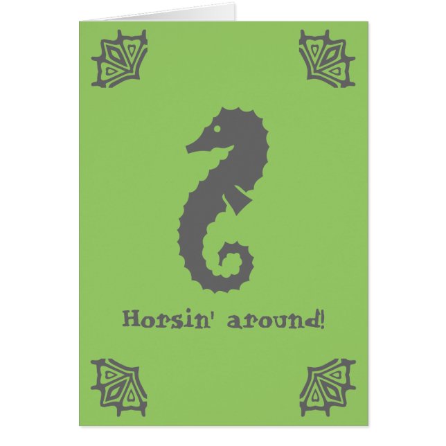 Horsin omkring! OBS kort (Framsidan)