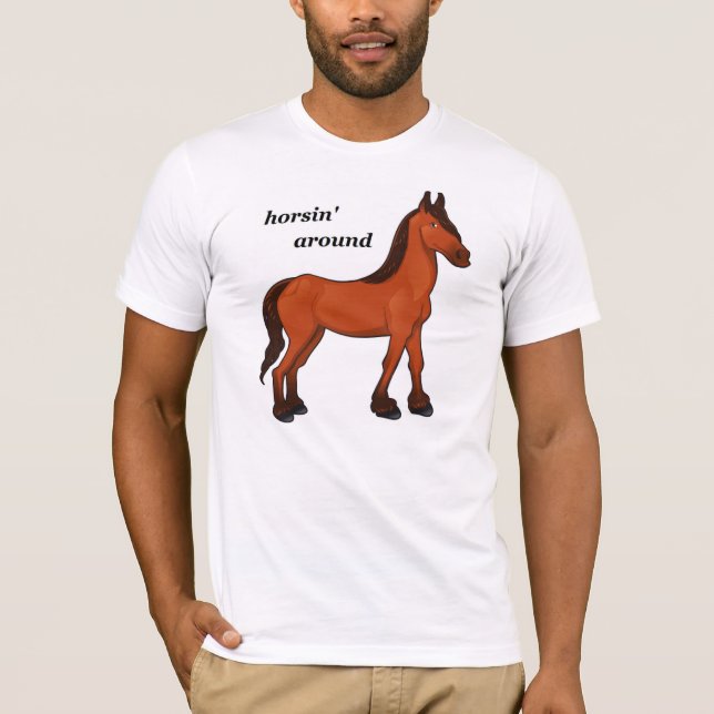 HORSIN' RUNT T SHIRT (Framsida)