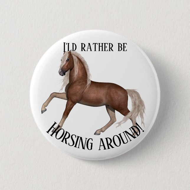 Horsing Around Knapp (Framsida)