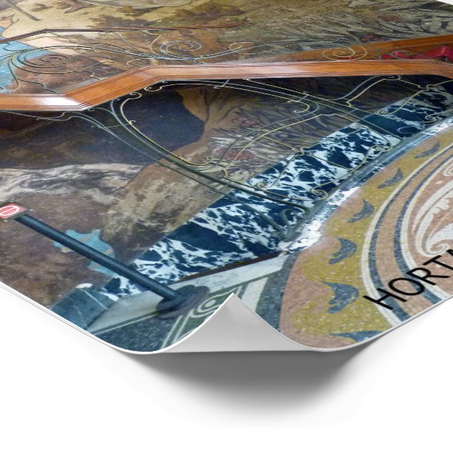 Horta House Bryssel Poster (Hörn)