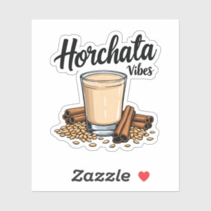 Hortacha Vibes (spansk mexikansk dryck Älskare) Klistermärken