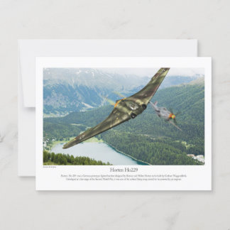 Horten Ho229 Vykort