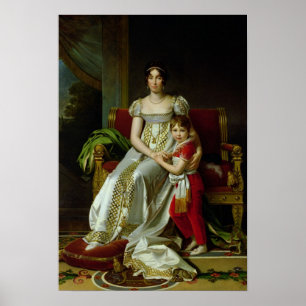 Hortense de Beauharnais och henne Son Poster