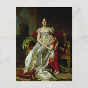 Hortense de Beauharnais och hennes son Vykort