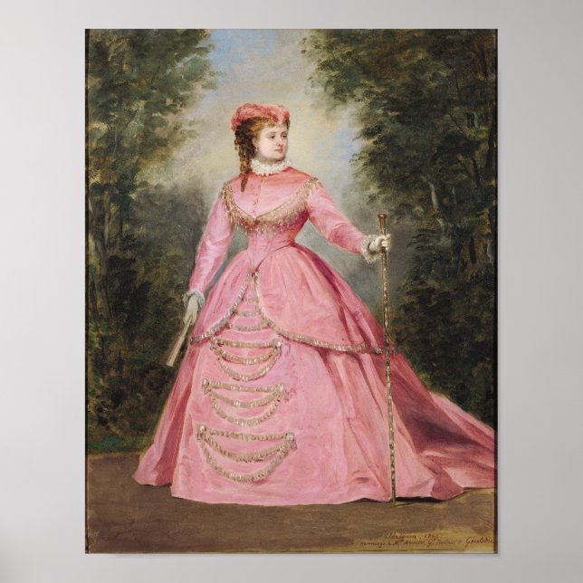 Hortense Schneider 1868 Poster (Framsidan)