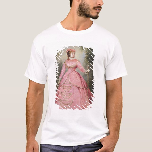 Hortense Schneider 1868 Tee Shirt (Framsida)