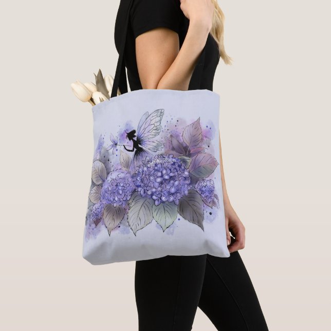 Hortensia Älva Tygkasse (Närbild)