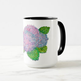 Hortensia-blommor Mugg