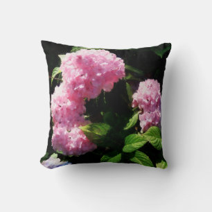 Hortensia i solsken kudde