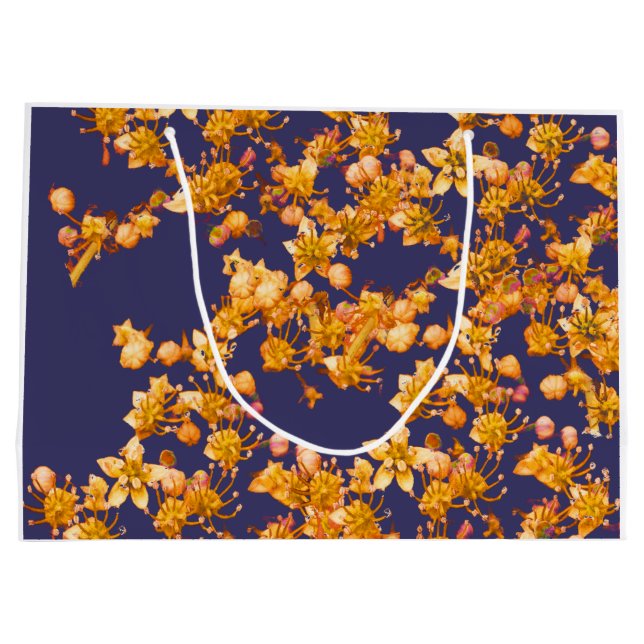 Hortensia Orange och Marinblå (Baksidan)