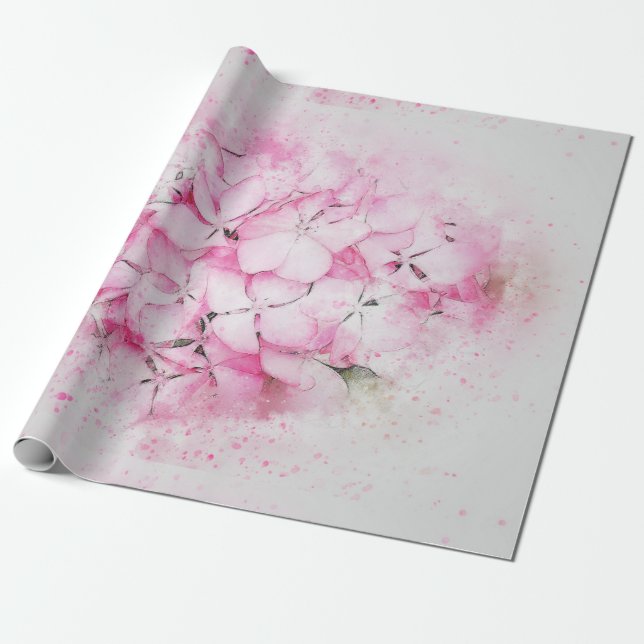 Hortensia Presentpapper (Utrullad)