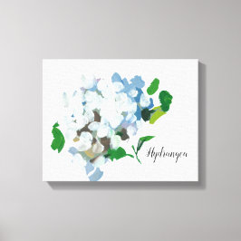 Hortensia Vattenfärg Canvastryck