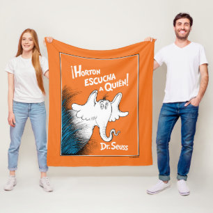 Horton Escucha A Quien Spansk Bokomslag Fleecefilt
