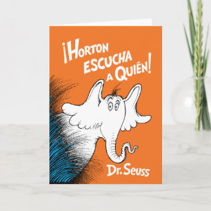 Horton Escucha A Quien Spansk Bokomslag Kort