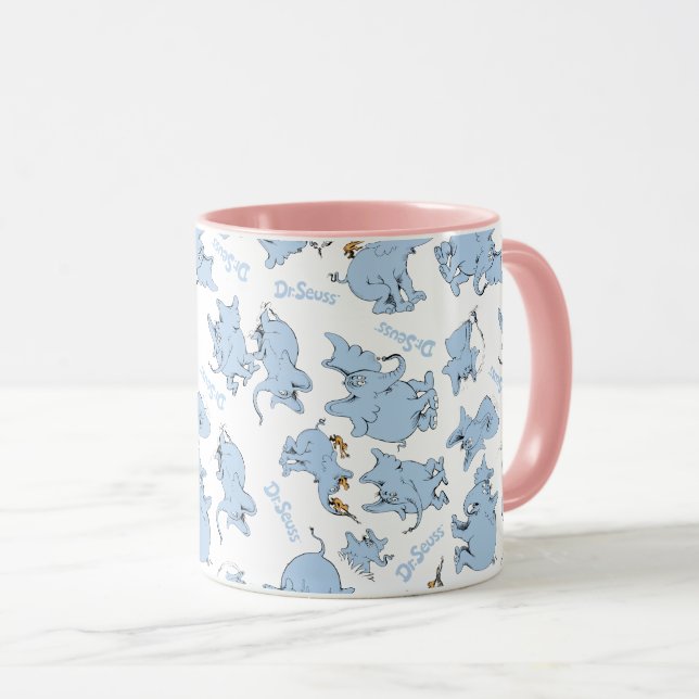 Horton Hears A Who Apa Mönster Mugg (Framsida höger)