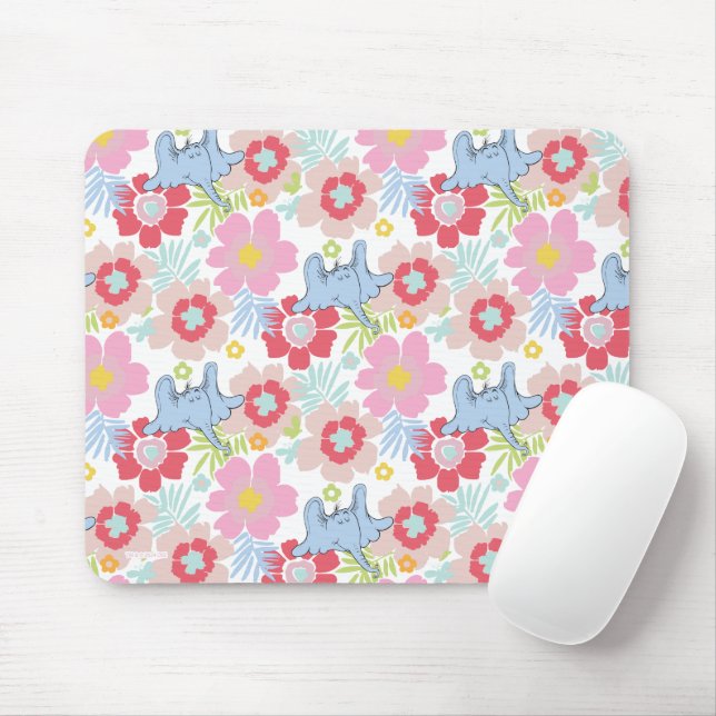 Horton Hears A Who | Pastell blomster mönster Musmatta (Med mus)