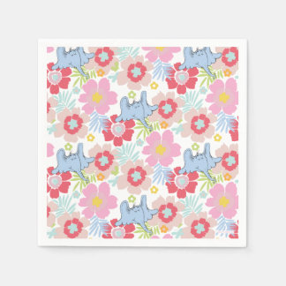 Horton Hears A Who | Pastell blomster mönster Pappersservett