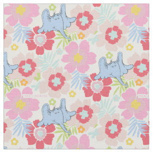 Horton Hears A Who Pastell blomster mönster Tyg