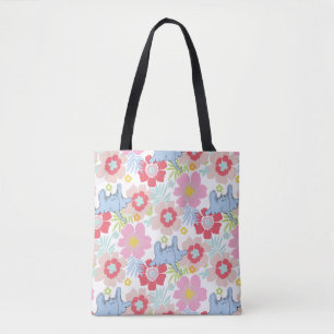 Horton Hears A Who   Pastell blomster mönster Tygkasse