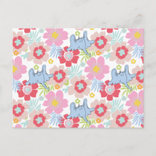Horton Hears A Who Pastell blomster mönster Vykort