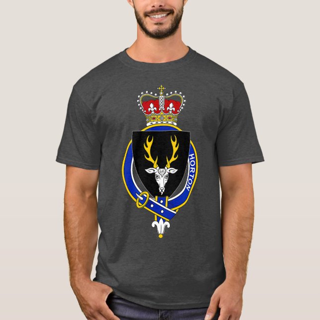 Horton Jackar om Arm Family Crest T Shirt (Framsida)