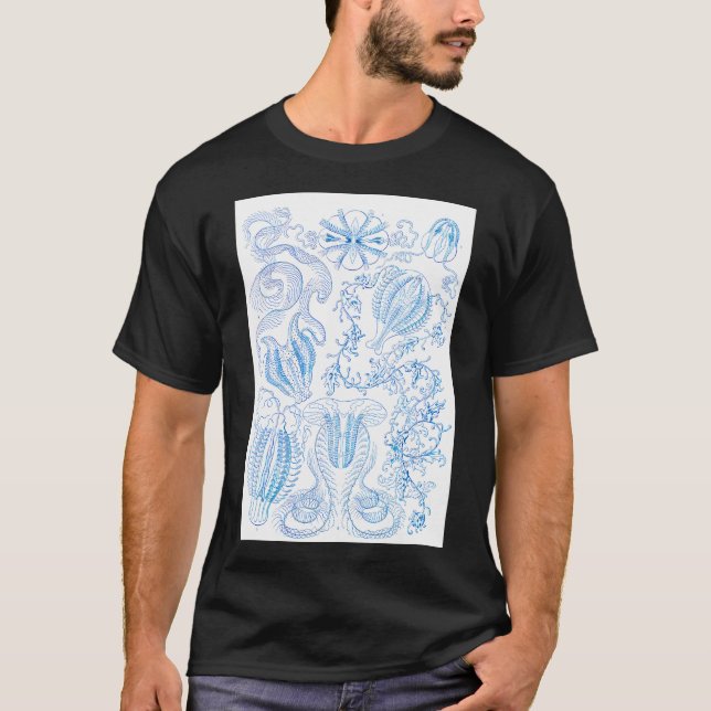 Horton Plains Jungle -Ernst Haeckel T Shirt (Framsida)