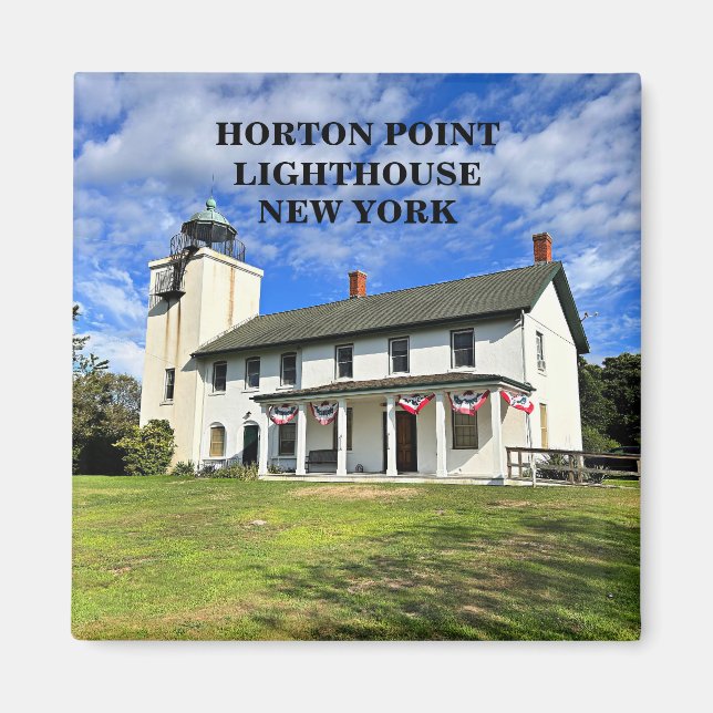 Horton Point Lighthouse, New York Magnet (Framsidan)