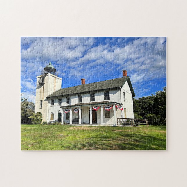 Horton Point Lighthouse, New York Puzzle Pussel (Horisontell)