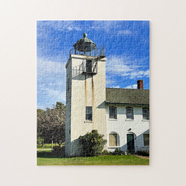 Horton Point Lighthouse, New York Puzzle Pussel (Vertikal)